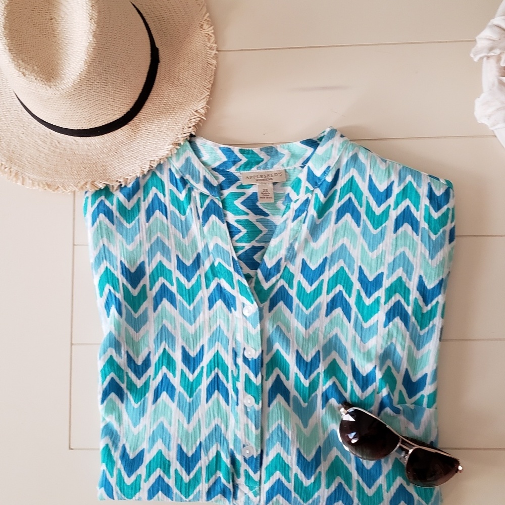 Appleseed. Ombre print tunic